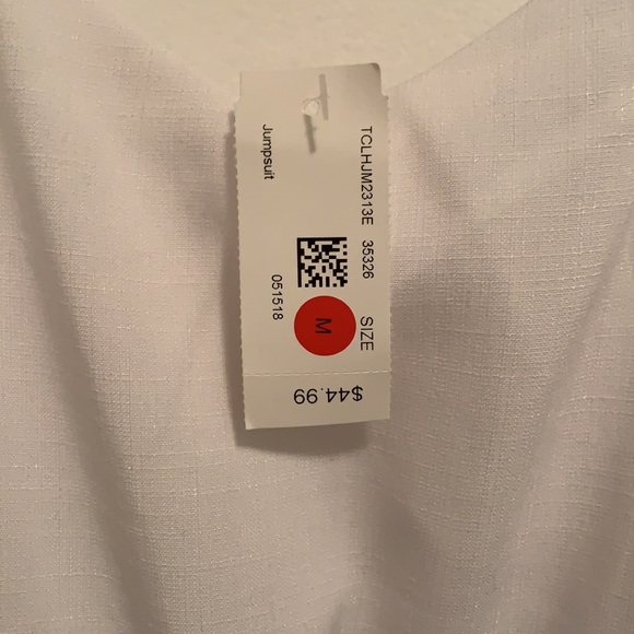 NWT Blue and White Jumpsuit - Picture 3 of 3